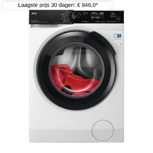 AEG LR76U96C - Wasmachine voorlader - 9 kg - 1600 rpm - 76 dB - automatisch doseren