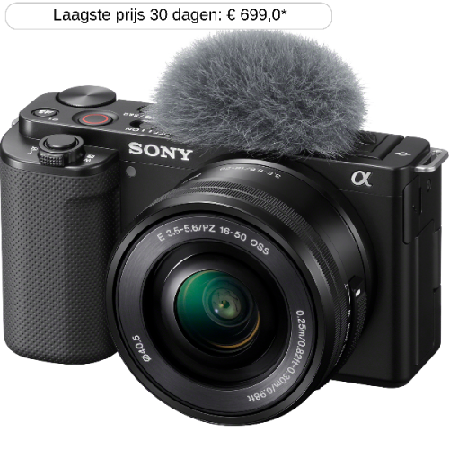 SONY Vlog camera + 16-50 mm (ZVE10LBDI.EU)