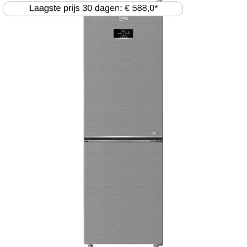 BEKO B5RCNE366HXB1 - Koel-vriescombinatie - breedte 59.5 cm - hoogte 186.5 cm - NoFrost