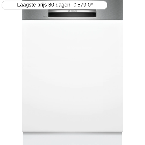 BOSCH SMI4HTS00E - inbouwvaatwasser - Volledig geïntegreerd - 13 bestekken - 46 dB(A)