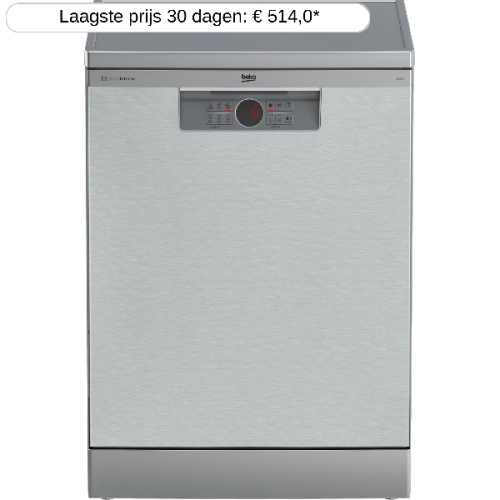 BEKO BDFN26640XC - vrijstaande vaatwasser - 16 bestekken - 44 dB(A)