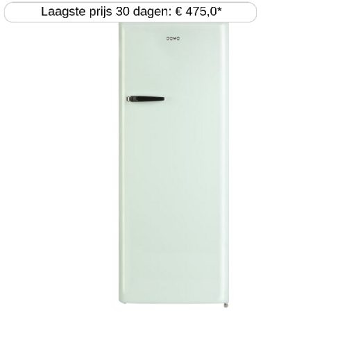 DOMO Koelkast met diepvries D (DO91701R)