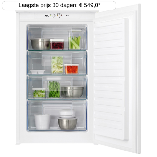 AEG TAB6L88ES - Inbouw Tafelmodel vriezer - inhoud 98 l