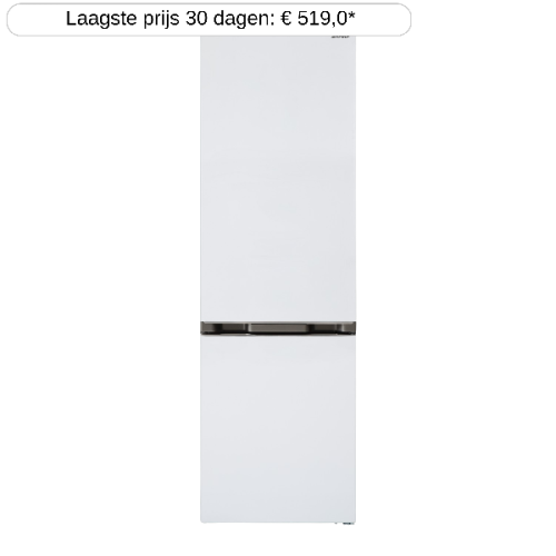 SHARP Koel-vriescombinatie C (SJNBA31DMXWCEU)