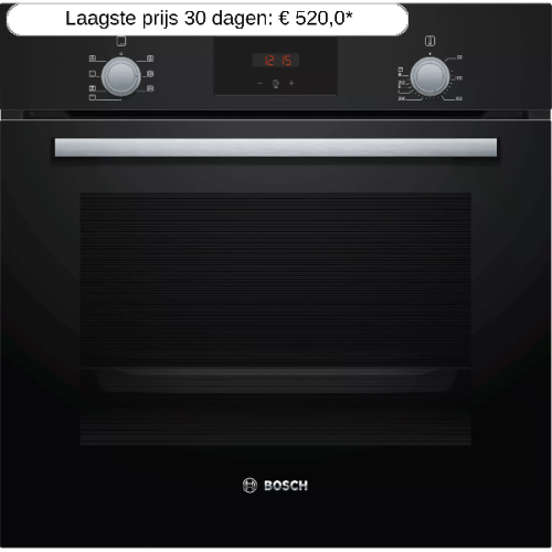 BOSCH HBF133BA0 Oven - nishoogte 59.7 cm - inhoud 66 l