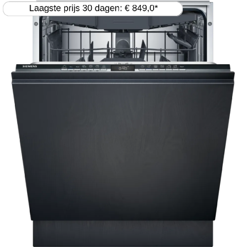 SIEMENS SN73EX01CE - inbouwvaatwasser - Volledig geïntegreerd - 14 bestekken - 40 dB(A)