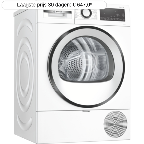 BOSCH Warmtepomp droogkast Serie 6 AutoDry 8 KG C (WQG233DMFG)
