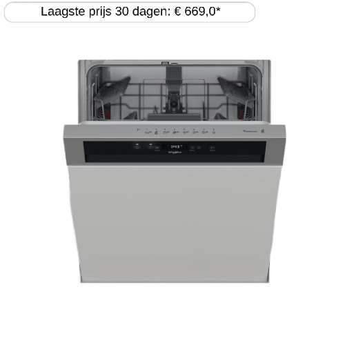 WHIRLPOOL Inbouw vaatwasser D (WBC 3C34 P X)