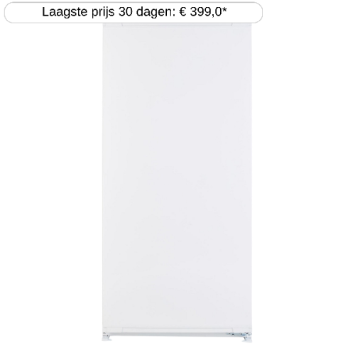 BEKO BLSA821M4SN - Koelkast zonder vriesvak - breedte 54 cm - hoogte 121.5 cm - Half geïntegreerd - Nishoogte 122.8 cm