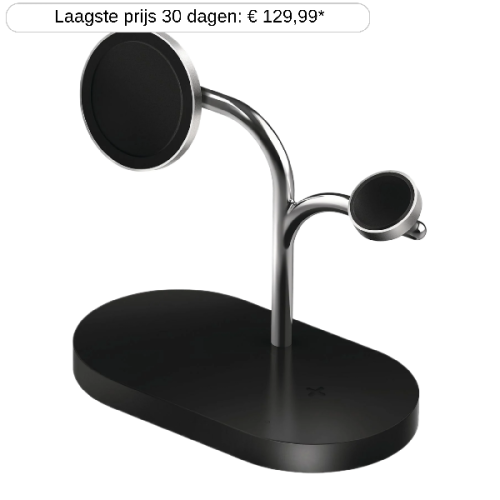 SAMSUNG  Draadloos Oplader 3-in-1 45W Zwart (GP-PWU024WIABW)