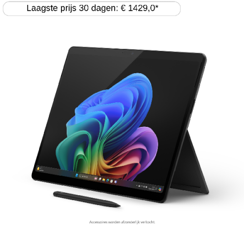 MICROSOFT Surface Pro 11 Copilot+ PC - 13 inch - Snapdragon X Plus X1P-64-100 - 16 GB -  - Adreno™ Graphics - Zonder oplader