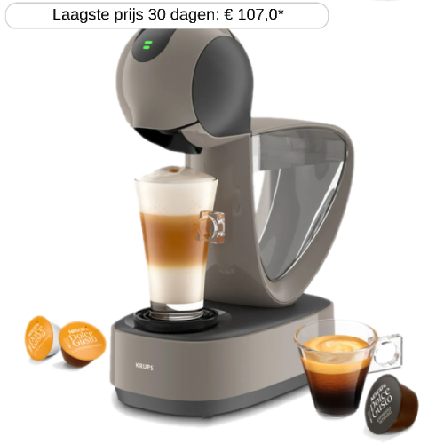 KRUPS  Nescafé Dolce Gusto Infinissima Touch Taupe (KP270A10 ) - Capsulemachine - Met Pad- / capsulesysteem - Taupe