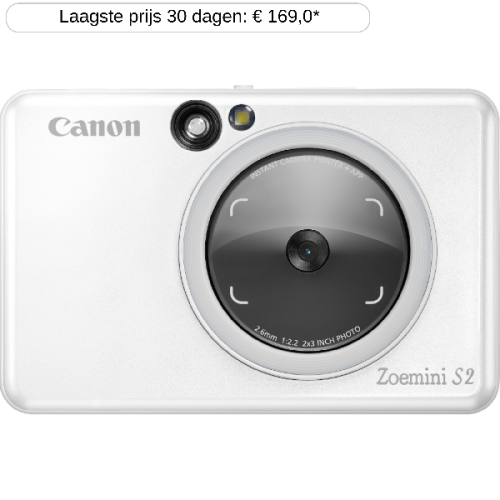 CANON Instant camera Zoemini S2 Pearl White (4519C007AA)