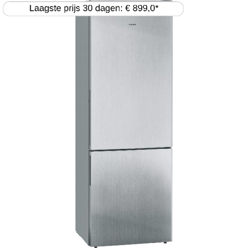 SIEMENS KG49EAICA iQ500 - Koelkast met vriesvak - breedte 70 cm - hoogte 201 cm