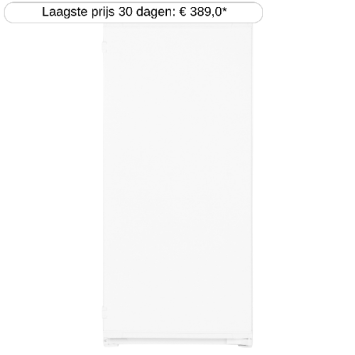 BEKO BSSA210K4SN - Koel-vriescombinatie - breedte 54 cm - hoogte 121.5 cm - Half geïntegreerd - Nishoogte 122.8 cm