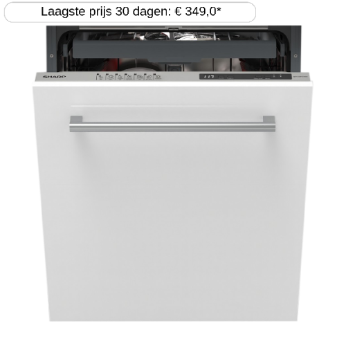 SHARP Inbouw Vaatwasser D (QWNI1FI45DXEU)