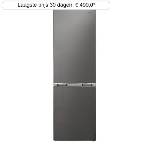 SHARP Koel-vriescombinatie C - Vrijstaand - 431 liter - Grijs (SJNBA31DMXPCEU)
