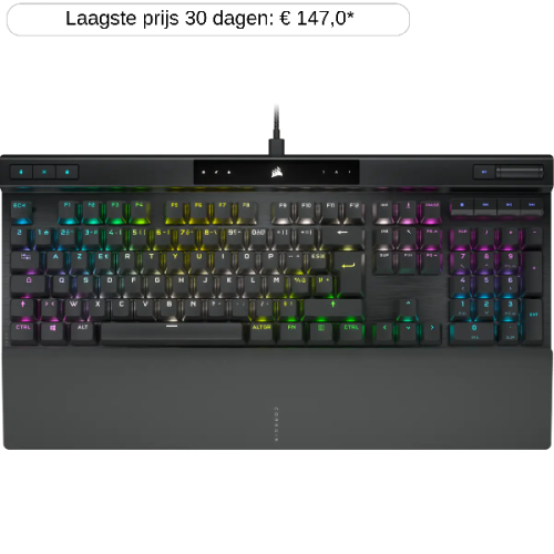 CORSAIR Gaming toetsenbord K70 Pro RGB AZERTY Zwart (CH-910941A-BE)