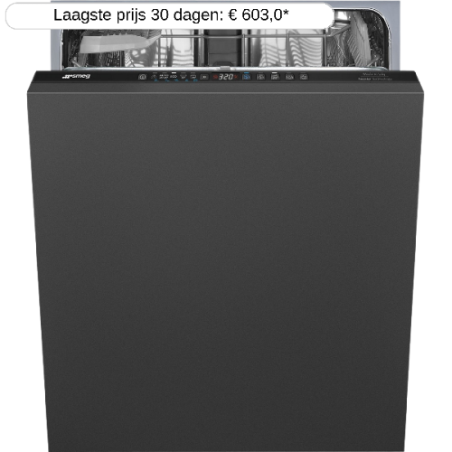SMEG STL232CL - inbouwvaatwasser - Volledig geïntegreerd - 13 bestekken - 43 dB(A)