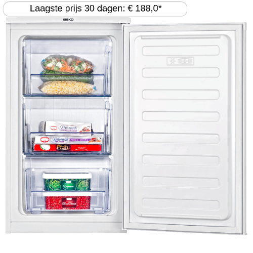 BEKO FS166020 Tafelmodel vriezer - breedte 47.5 cm - hoogte 81.8 cm - inhoud 65 l