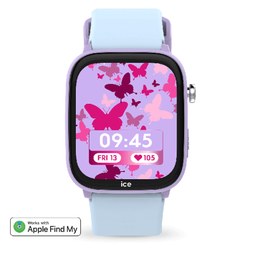 ICE-WATCH Smarwatch Junior 3.0 met Apple Find My 1.75'' Paars (024550)