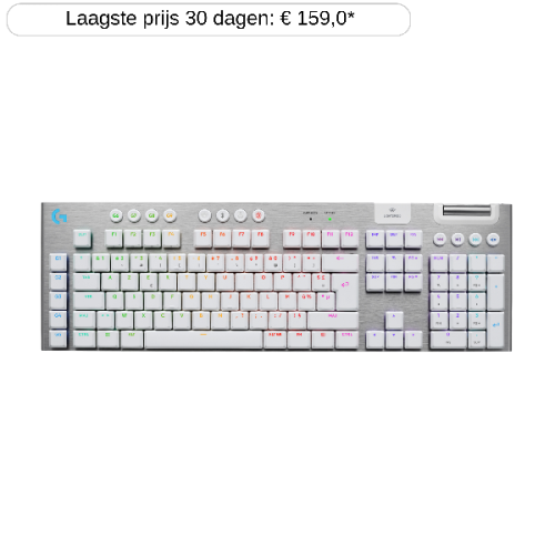 LOGITECH Gamingtoetsenbord G915 X Lightspeed AZERTY Wit (920-012687)