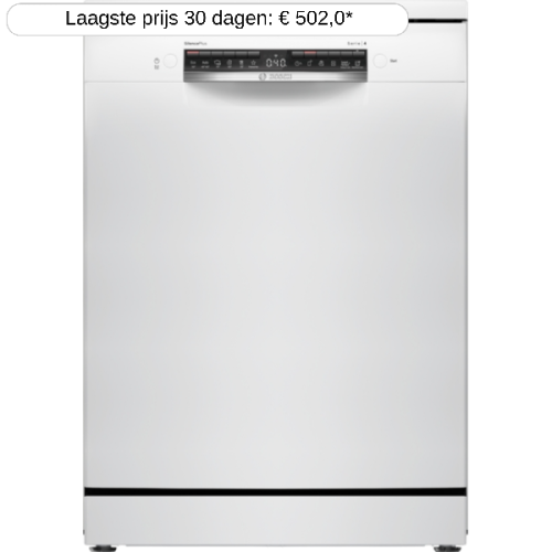 BOSCH SMS4EVW00E - vrijstaande vaatwasser - Standaard (60 cm breed) - 14 bestekken - 44 dB(A)