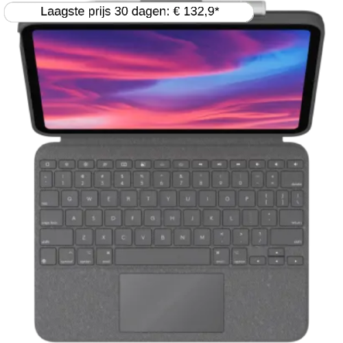 LOGITECH Toetsenbordcover Combo Touch iPad 10e Gen. AZERTY Oxford Grey (920-011436)