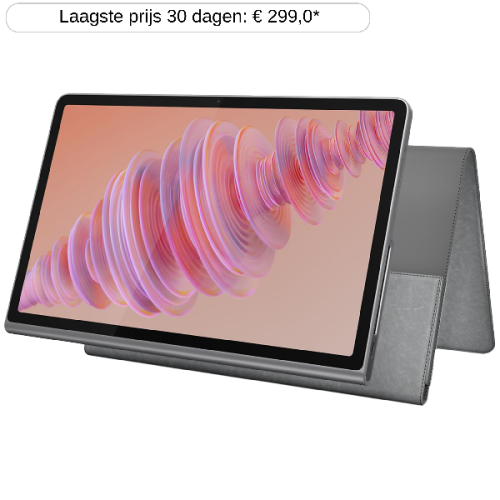 LENOVO Tab Plus + Sleeve + Oplader - 11.5 inch - 128 GB - Zilver - Wifi