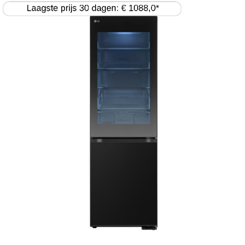 LG GBG5160CEV - Koel-vriescombinatie - breedte 59.5 cm - hoogte 186 cm - NoFrost