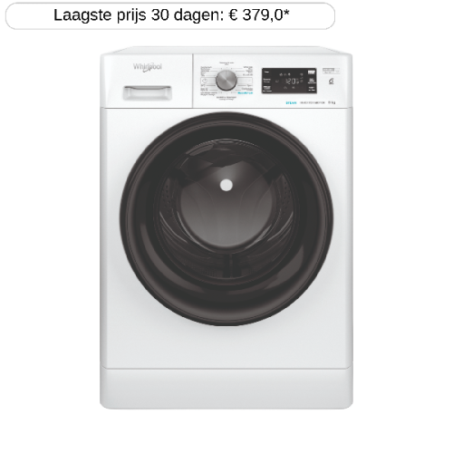 WHIRLPOOL FFB 8489E BV BE - Wasmachine voorlader - 8 kg - 1400 rpm - 78 dB