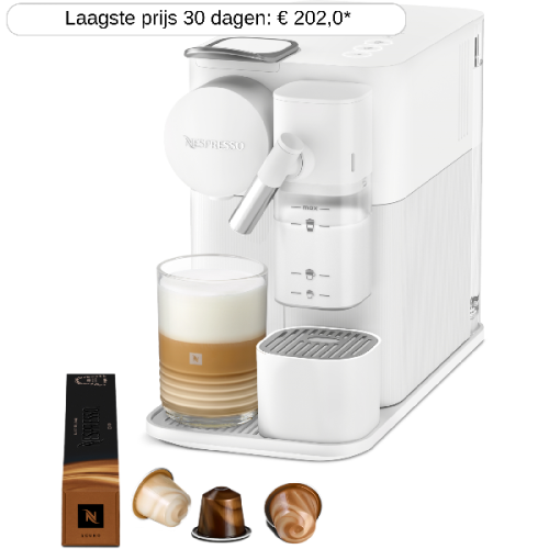 DE LONGHI  Nespresso Lattissima One Evolution (EN510.W) - Capsulemachine - Met Pad- / capsulesysteem - Wit