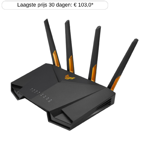 ASUS Gaming Router Wi-Fi 6 AX4200 Dual-Band (90IG07Q0-MO3100)