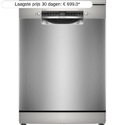BOSCH SMS4EAI28E - vrijstaande vaatwasser - Standaard (60 cm breed) - 13 bestekken - 42 dB(A)