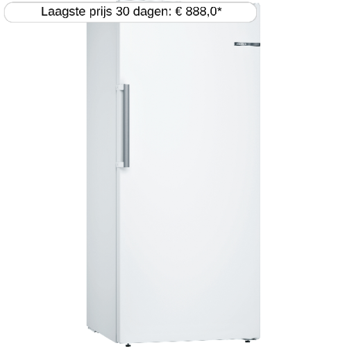 BOSCH Diepvriezerkast GSN51AWCV Serie 6 No-frost  161 CM