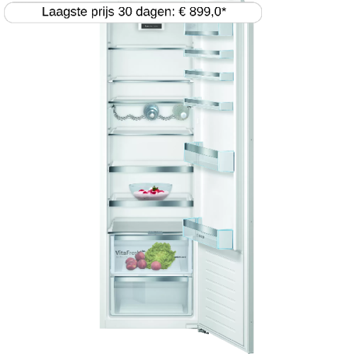BOSCH KIR81AFE0 - Koelkast zonder vriesvak - breedte 55.8 cm - hoogte 177.2 cm - Inbouw + Vrijstaand - Nishoogte 1775 mm