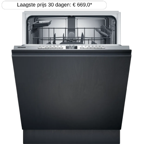 SIEMENS SN63EX22AE - inbouwvaatwasser - Volledig geïntegreerd - 13 bestekken - 40 dB(A)