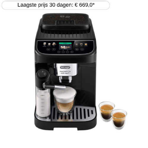 DE LONGHI  Magnifica Evo Next (ECAM310.60.B) - Volautomatische espressomachine - Zwart