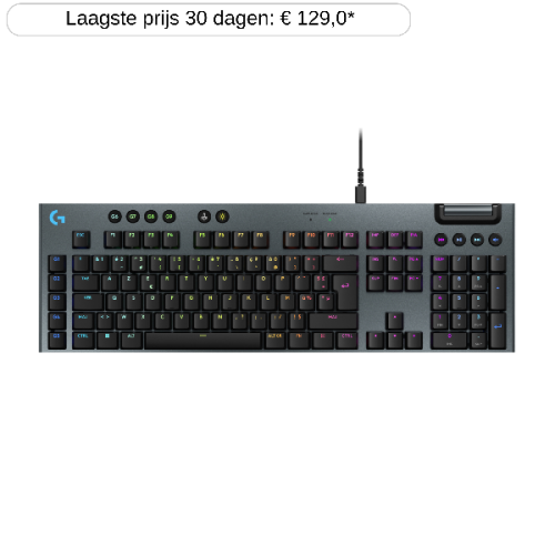 LOGITECH Gamingtoetsenbord G915X FR AZERTY Zwart (920-012939)