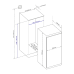 OK. Ingebouwde koelkast D (OBR12236D)