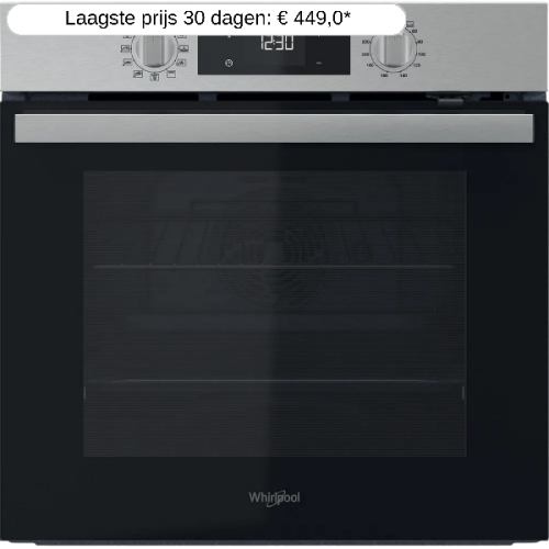 WHIRLPOOL OMR58RR1X Oven - nishoogte 59.5 cm - inhoud 71 l - Pyrolytisch