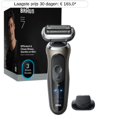 BRAUN Scheerapparaat 72-C1200s Goud