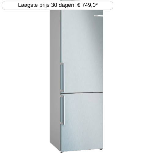 BOSCH KGN39VLCT - Koel-vriescombinatie - breedte 60 cm - hoogte 203 cm - NoFrost