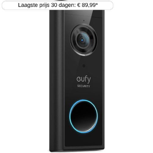 EUFY Extra video-deurbel Add-on 2K (T82101W1) Video deurbel