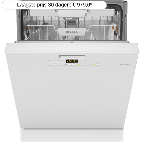 MIELE G 5611 SCI ACTIVE BW - vrijstaande vaatwasser - Half geïntegreerd - 14 bestekken - 45 dB(A)