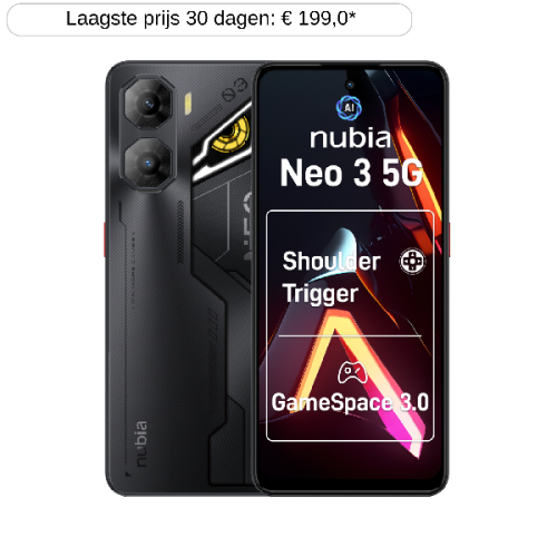 ZTE Nubia Neo 3 5G Zwart (ZTE-NUB-NEO3-5G-BLK)