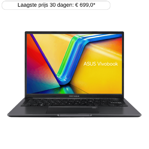 ASUS Vivobook 14 M1405YA-LY074W - 14 inch - WUXGA - AMD Ryzen 7 7730U - 16 GB - 512 GB - Radeon™ Onboard Graphics