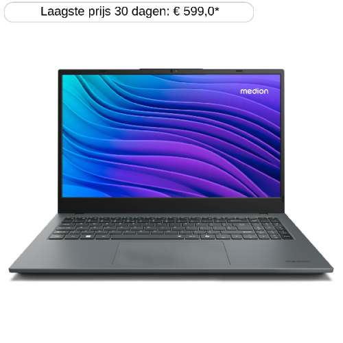 MEDION Avantum 15 E1 MD62715 BE - 15.6 inch - Full HD - AMD Ryzen 5 7430U - 32 GB - 1 TB - Radeon™ Onboard Graphics