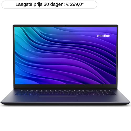 MEDION Avantum 17 E1E MD600001 BE - 17.3 inch - Full HD - Intel N100 - 4 GB - 128 GB - UHD Graphics