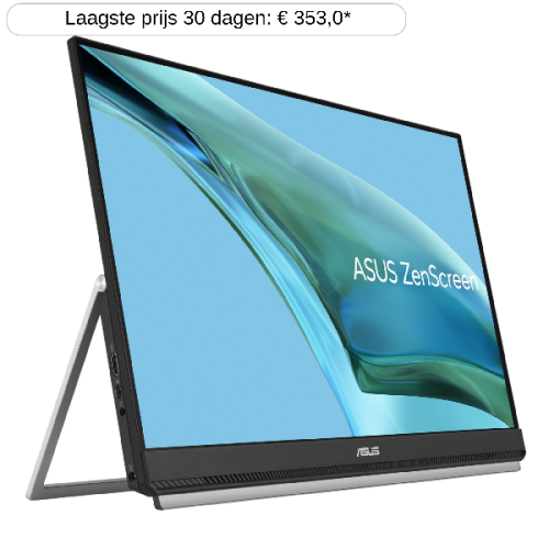 ASUS Draagbare computerscherm Zenscreen 23.8" Full-HD 75 Hz (MB249C)